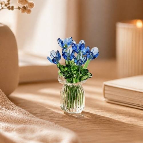 Mini Glass Flowers