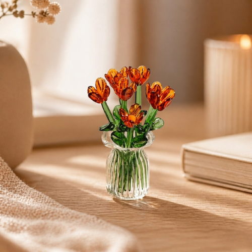 Mini Glass Flowers