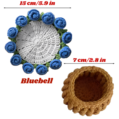 Bouquet Coasters – Handwoven Flowers